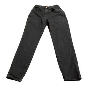 Free People We The Free Black High Waist Mom Jeans Size 26